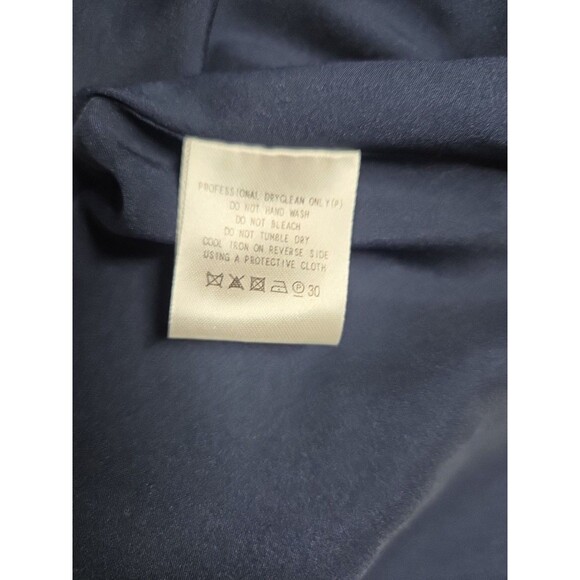 NWT Fame and Partners Maxi Dress Navy Blue V-Neck Side Cutout Size 8 Formal Gown - Picture 8 of 8